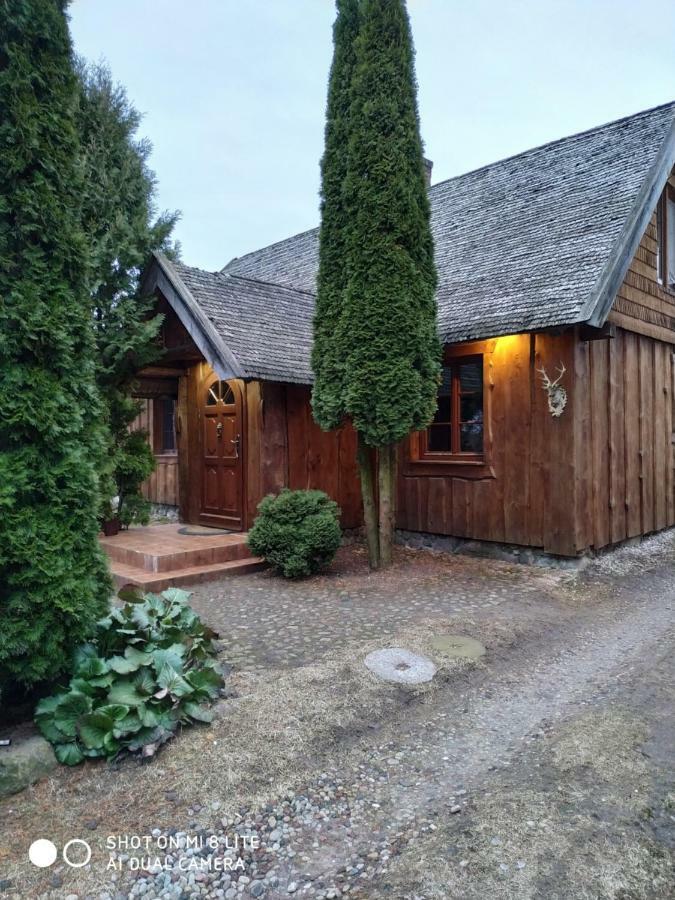Dom Z Sauna - Lugiele Dzierwiany Eksteriør billede